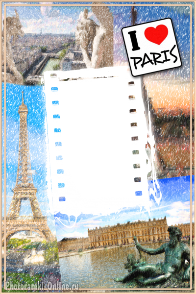 рамка I Love Paris
