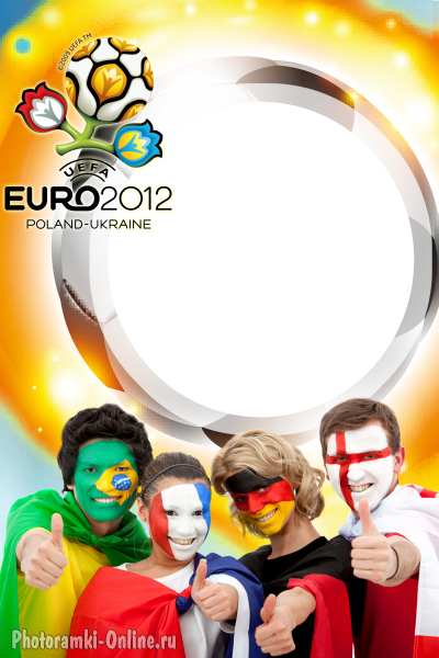 рамка футбол Евро 2012