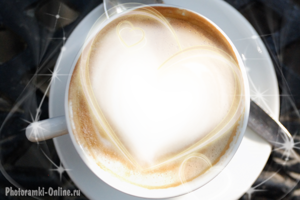 фотоэффект фото в чашке кофе