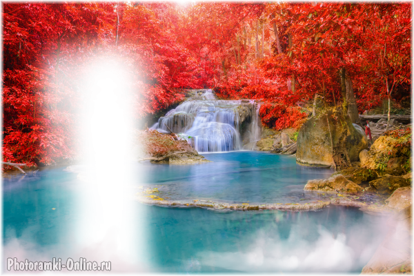 фотоэффект природа осень водопад