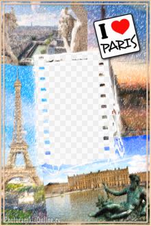 рамка I Love Paris