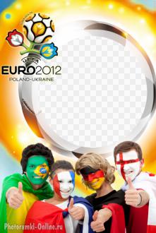 рамка футбол Евро 2012