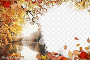 Сделать фотоколлаж онлайн с осенним пейзажем, Германия, Габленц