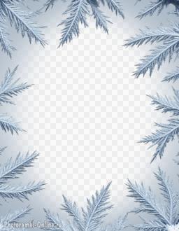 рамка для фото с зимними узорами замерзающего окна