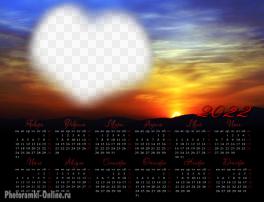 Календарь 2022 вечернее небо