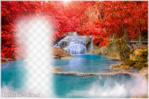 фотоэффект природа осень водопад